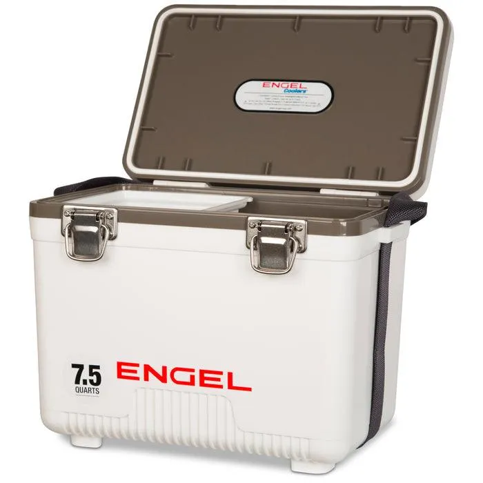 7.5 Quart Drybox / Cooler: Silver