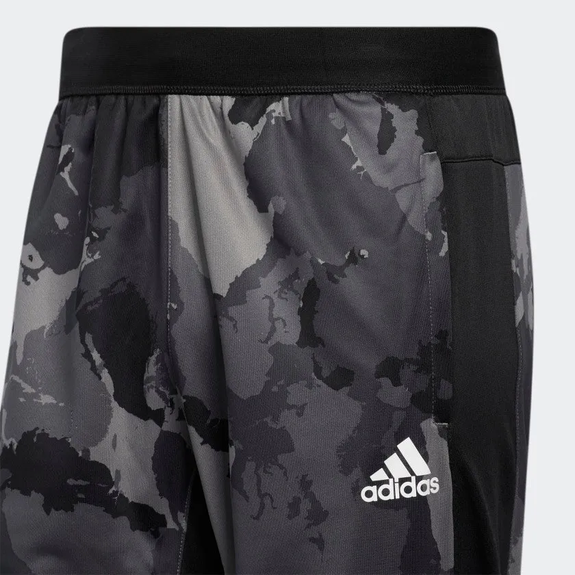 adidas CONTINENT CITY CROPPED Training Joggers | Grey Camo | Men's