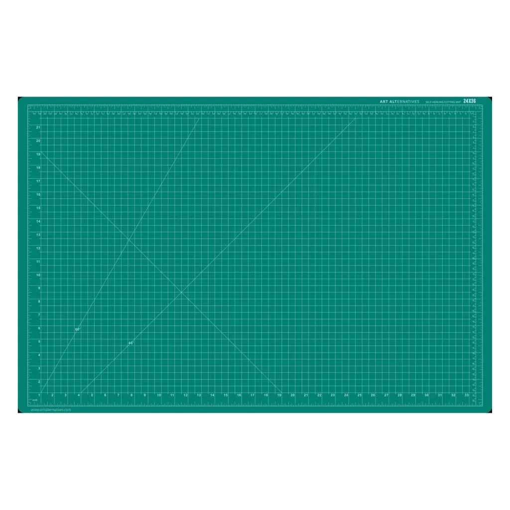 Art Alternatives Self Healing Cutting Mat (Green/Black)