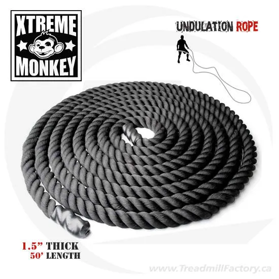 Battle Rope : Gym Rope 50’ : 1.5” thick