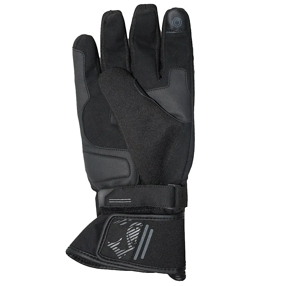 Bela Climate Mens Motorcycle Winter Waterproof Multi Layer Textile Gloves - Touch Screen Compatible