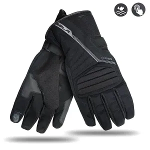 Bela Climate Mens Motorcycle Winter Waterproof Multi Layer Textile Gloves - Touch Screen Compatible