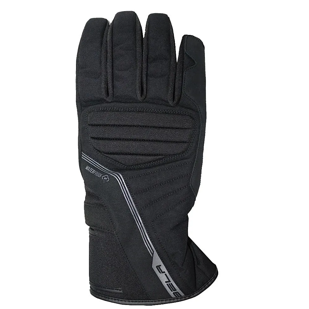 Bela Climate Mens Motorcycle Winter Waterproof Multi Layer Textile Gloves - Touch Screen Compatible