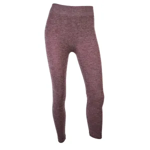 C'EST MOI // CEPFL-1007 FLEECE LINED LEGGING HEATHER BURGUNDY