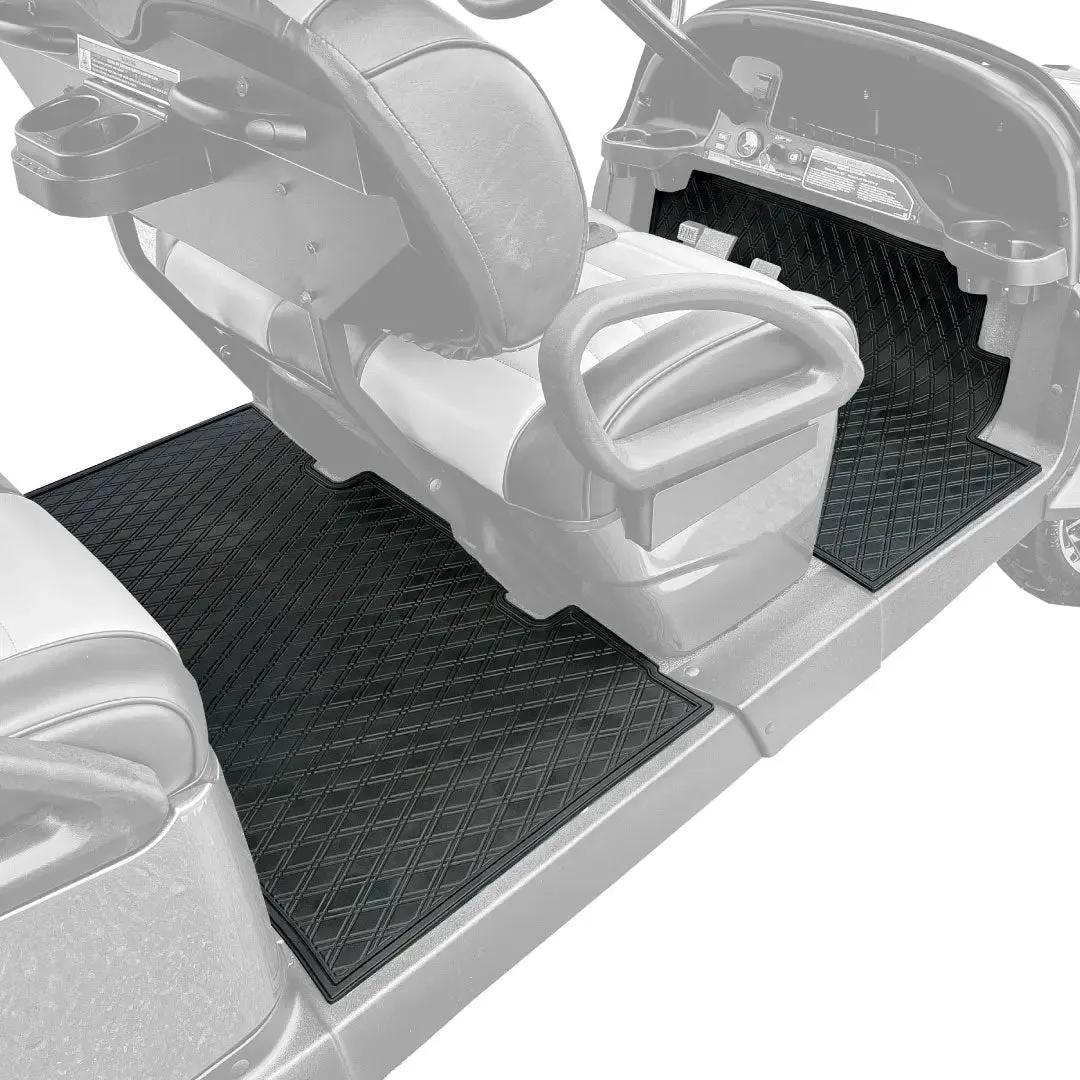 Club Car Floor Mats SET - 1st & 2nd Row - For Club Car Onward 6 Passenger/ 6 Seater Golf Carts