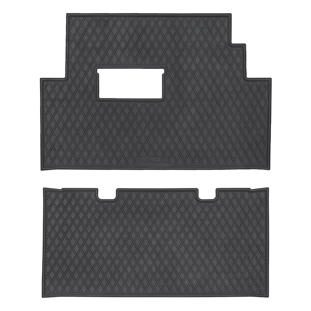 Club Car Floor Mats SET - 1st & 2nd Row - For Club Car Onward 6 Passenger/ 6 Seater Golf Carts