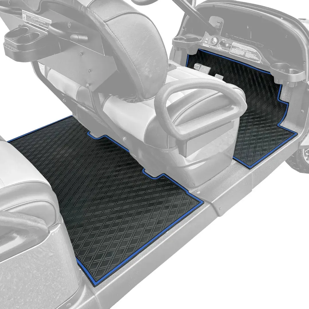 Club Car Floor Mats SET - 1st & 2nd Row - For Club Car Onward 6 Passenger/ 6 Seater Golf Carts