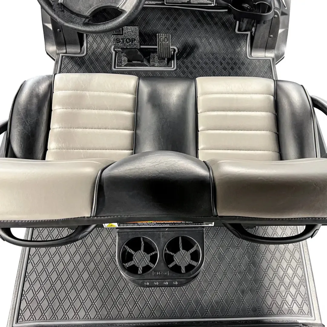 Club Car Floor Mats SET - 1st & 2nd Row - For Club Car Onward 6 Passenger/ 6 Seater Golf Carts