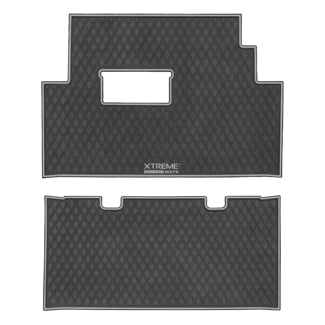 Club Car Floor Mats SET - 1st & 2nd Row - For Club Car Onward 6 Passenger/ 6 Seater Golf Carts