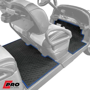 Club Car Floor Mats SET - 1st & 2nd Row - For Club Car Onward 6 Passenger/ 6 Seater Golf Carts
