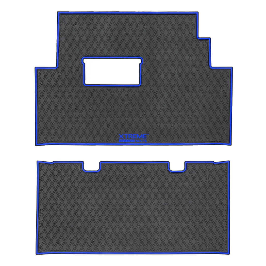 Club Car Floor Mats SET - 1st & 2nd Row - For Club Car Onward 6 Passenger/ 6 Seater Golf Carts