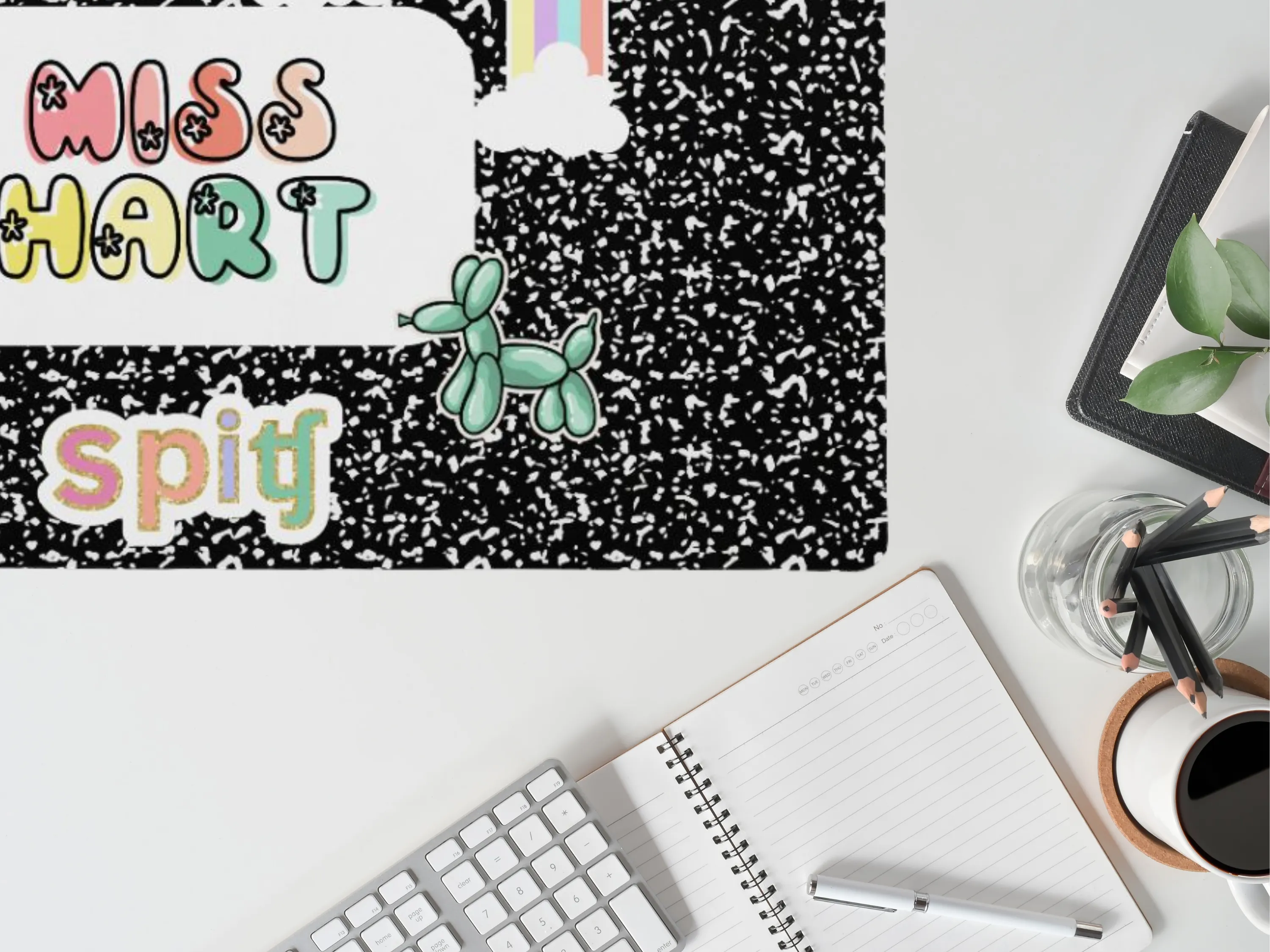 Comp Book Desk Mat | Speech