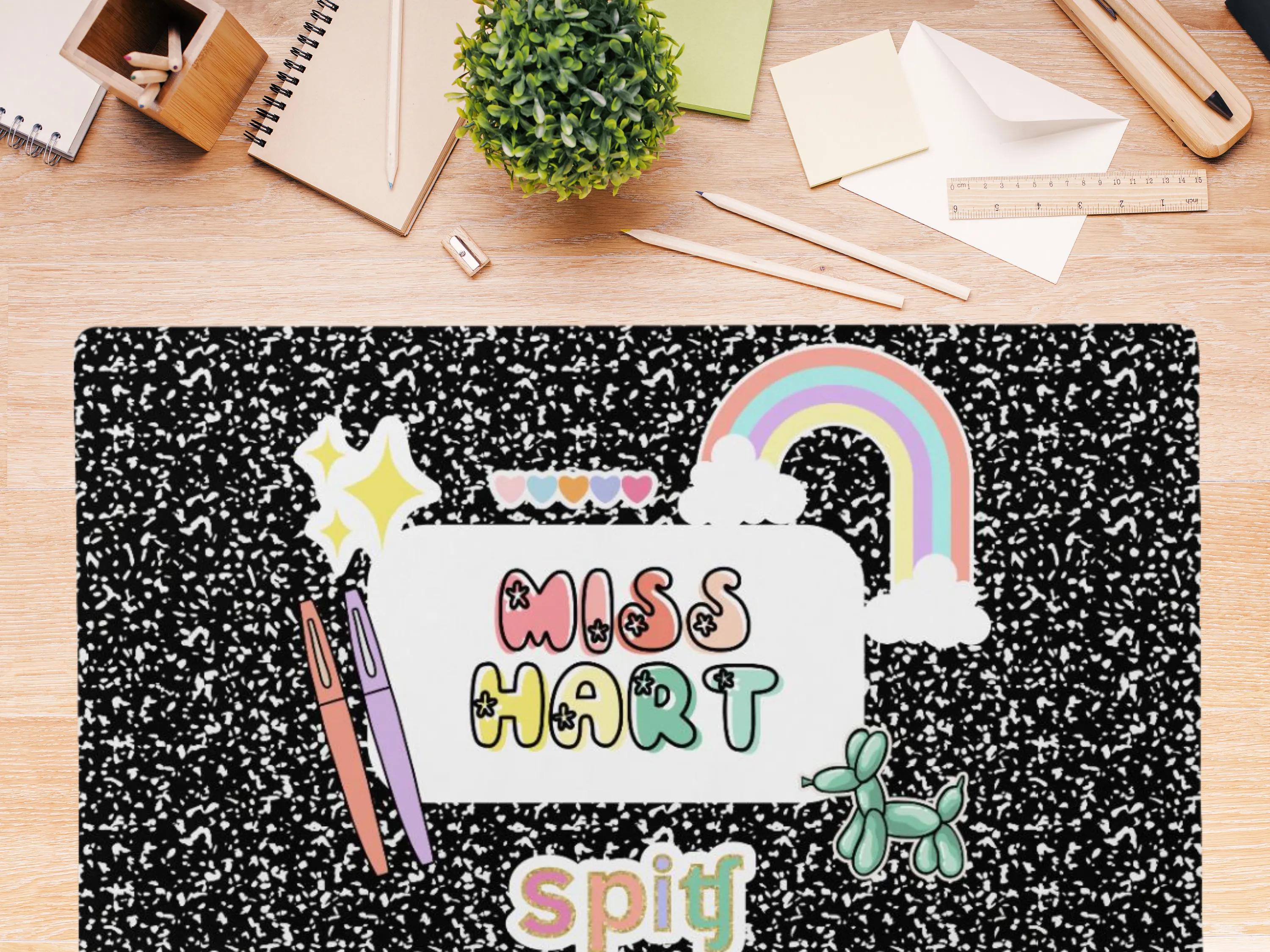 Comp Book Desk Mat | Speech