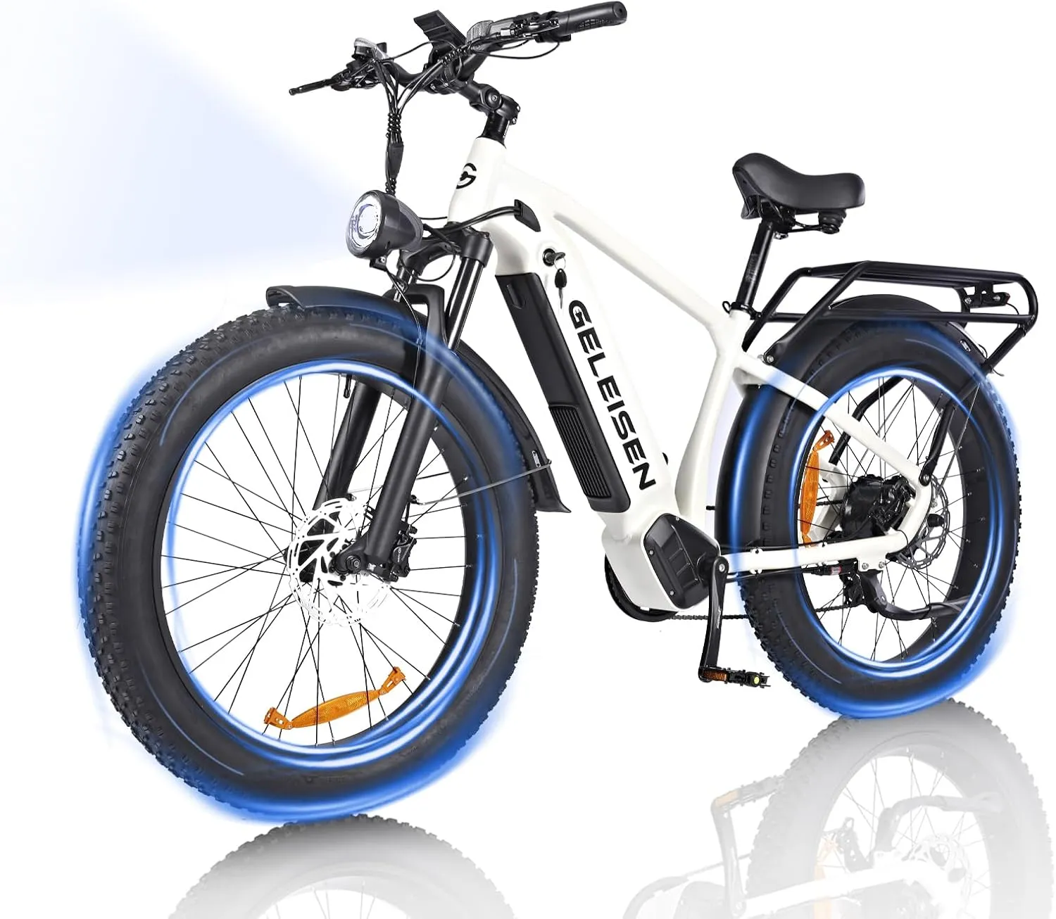 Electric Bike for Adults, 26" x 4.0 Fat Tire Electric Bicycles with 48V & 16AH Removable Battery, 1450W Peak Powerful Motor Ebike, 32MPH Max Speed Electric Mountain Bike with 7-Speed Gears