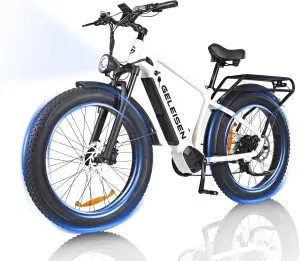 Electric Bike for Adults, 26" x 4.0 Fat Tire Electric Bicycles with 48V & 16AH Removable Battery, 1450W Peak Powerful Motor Ebike, 32MPH Max Speed Electric Mountain Bike with 7-Speed Gears
