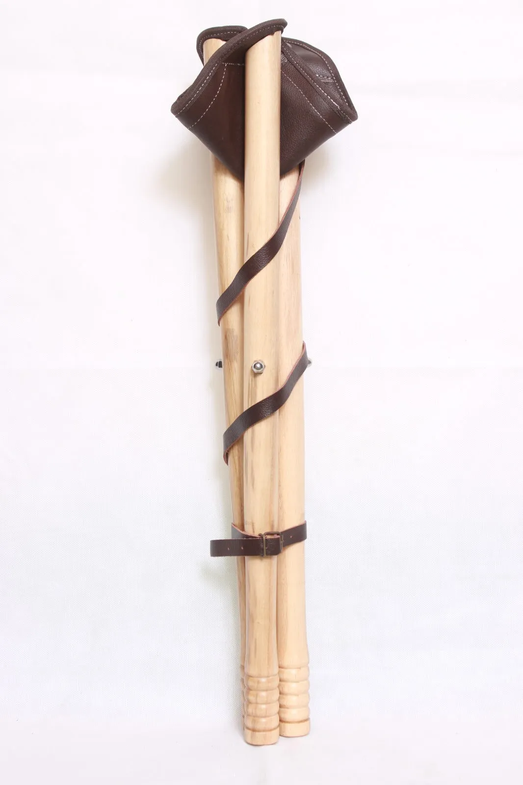 Foldable Tripod Camping Stool with Wool Seat for Hunting