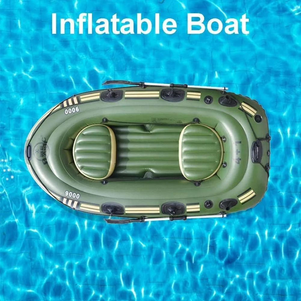 Inflatable Kayak, Thickened Drifting Boat, Kayak, Inflatable Boat, Fishing Boat, Folding Portable, Assault Boat, 2/3 Person Boat, PVC Kayak,Three-Person Boat