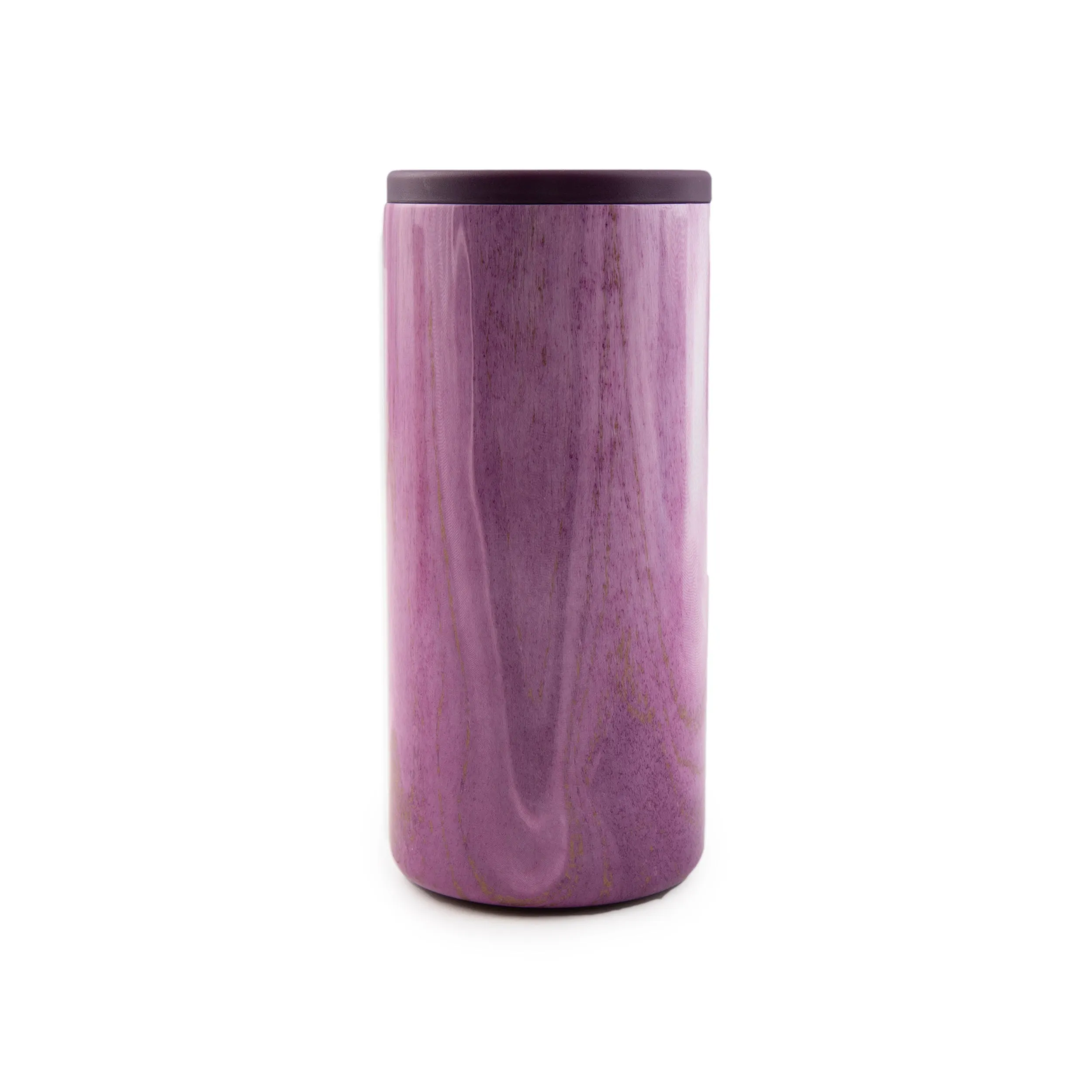 Insulated Garnet Pink Geode Slim Can Coolers