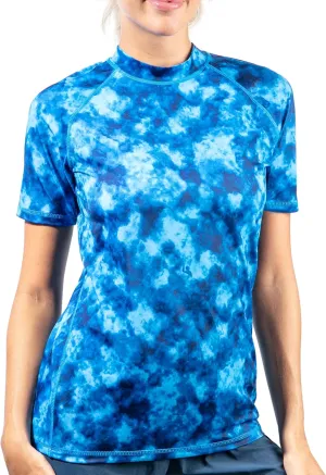 Kanu Surf Women's Breeze UPF 50 Short Sleeved Active Rashguard & Workout Top