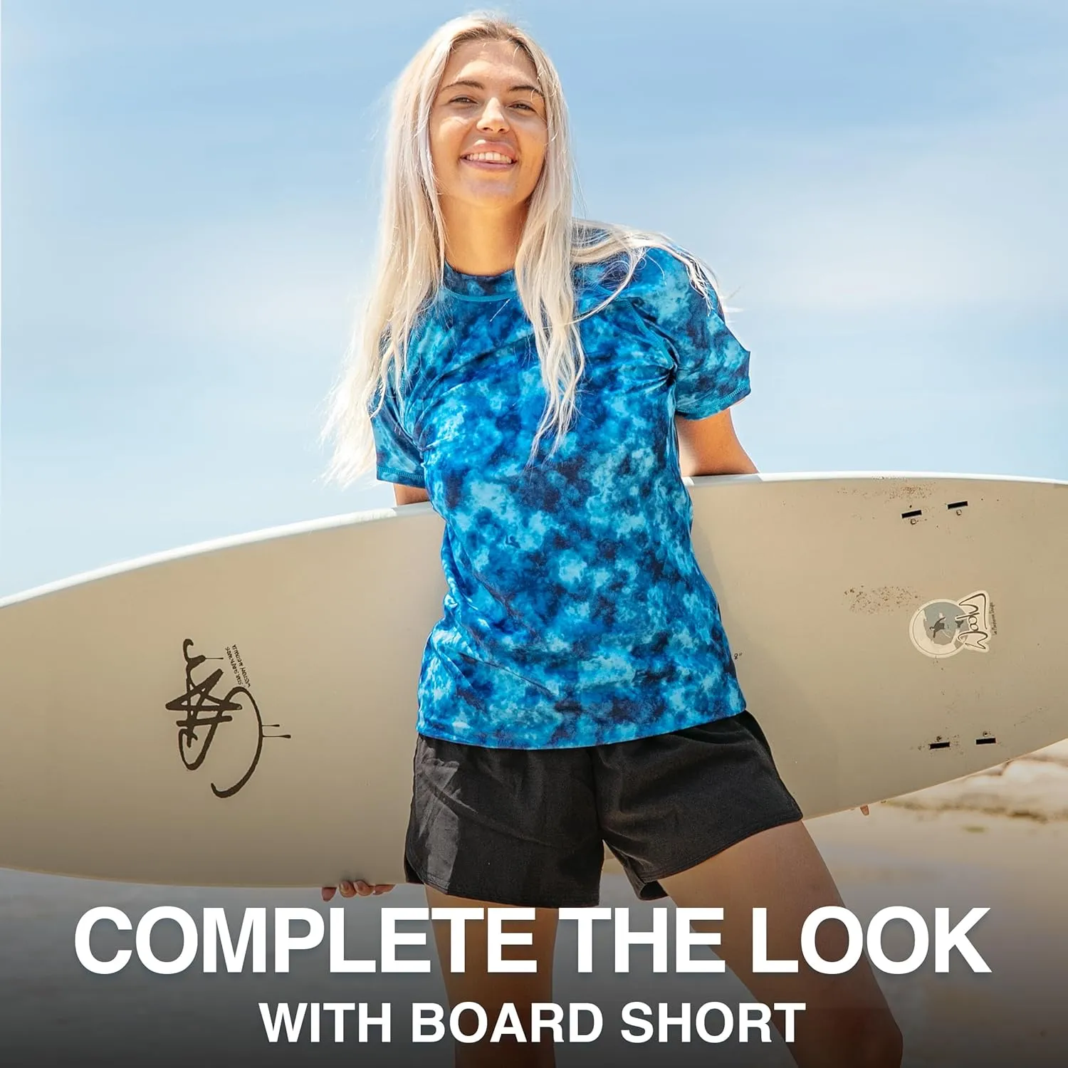 Kanu Surf Women's Breeze UPF 50 Short Sleeved Active Rashguard & Workout Top