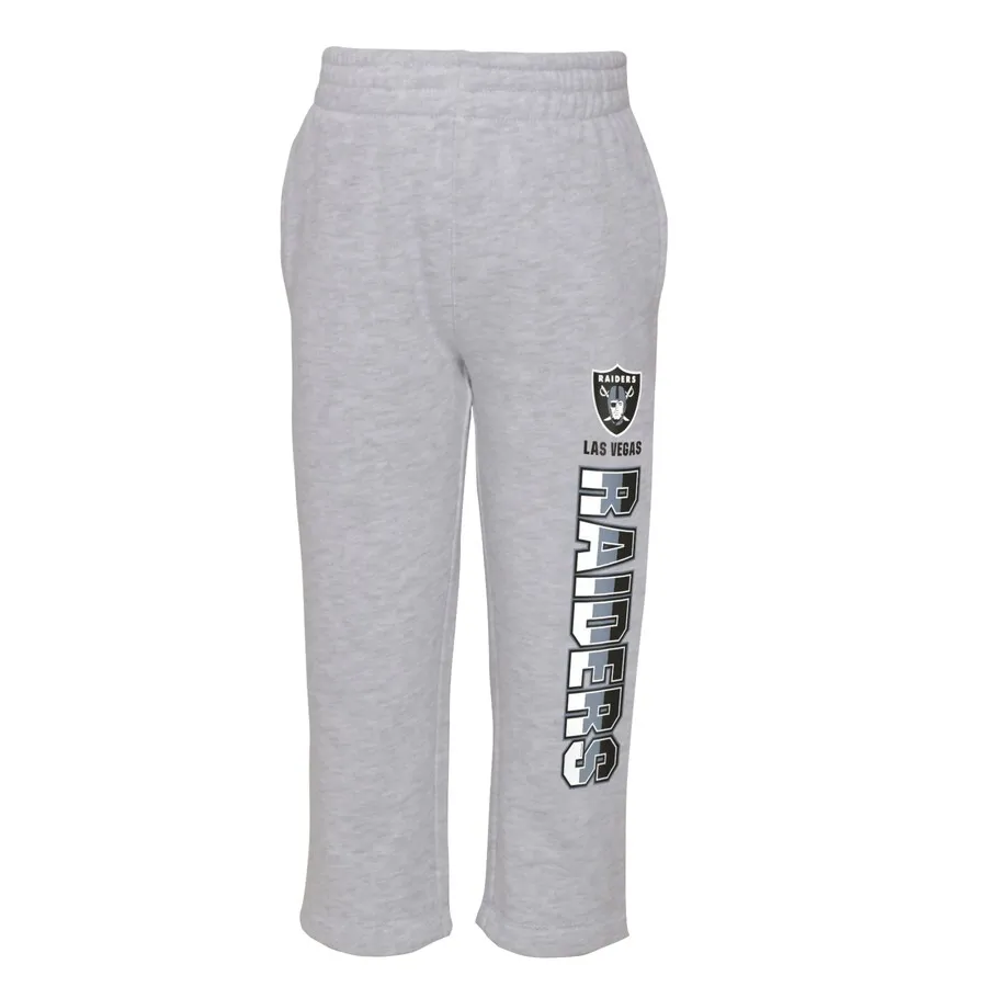 LAS VEGAS RAIDERS TODDLER PLAYMAKER FLEECE HOODED SWEATSHIRT AND PANT SET