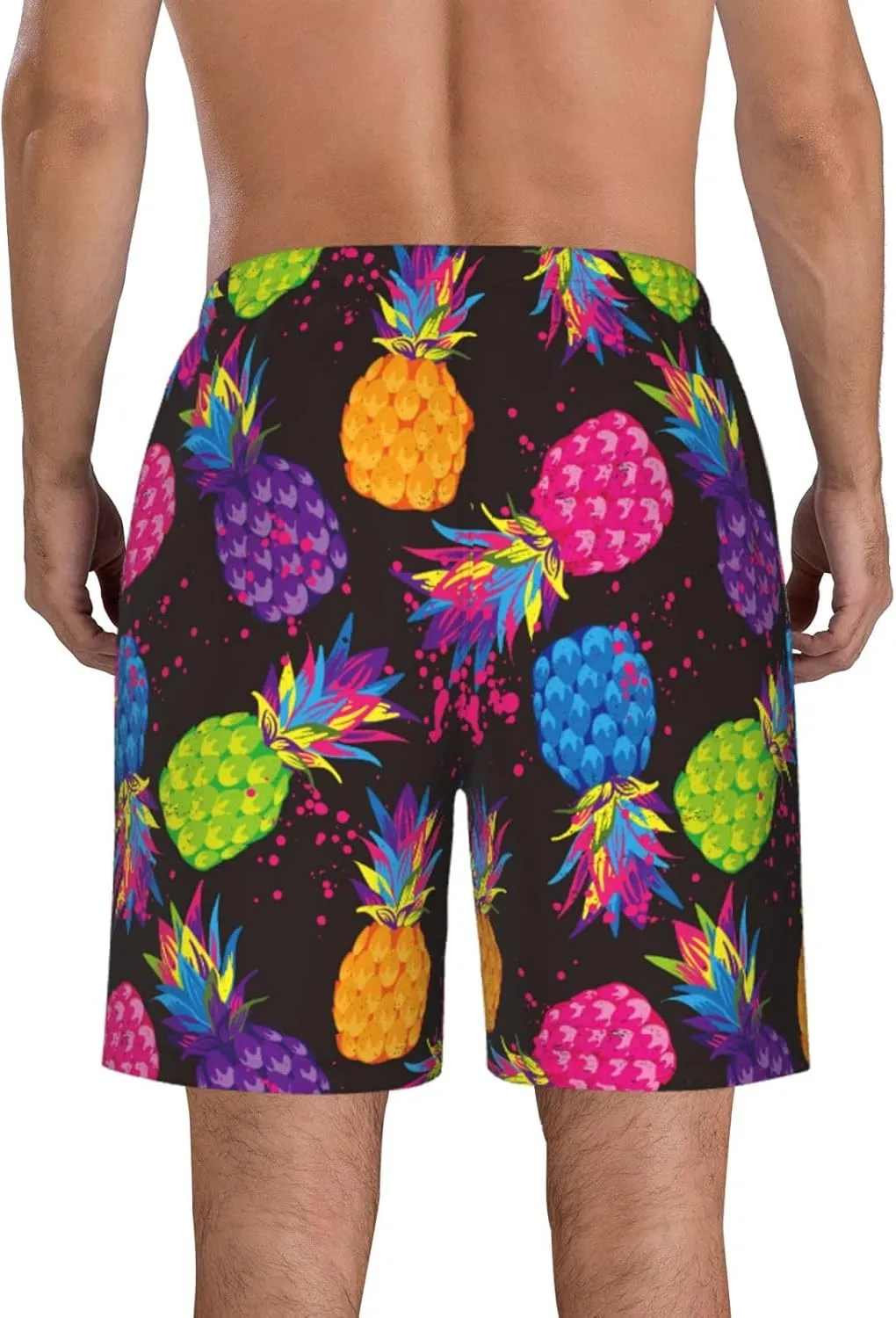 Men Beach Shorts Trunks - Board Shorts for Men Swim - Summer Swimming Pants for Men