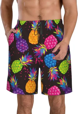 Men Beach Shorts Trunks - Board Shorts for Men Swim - Summer Swimming Pants for Men
