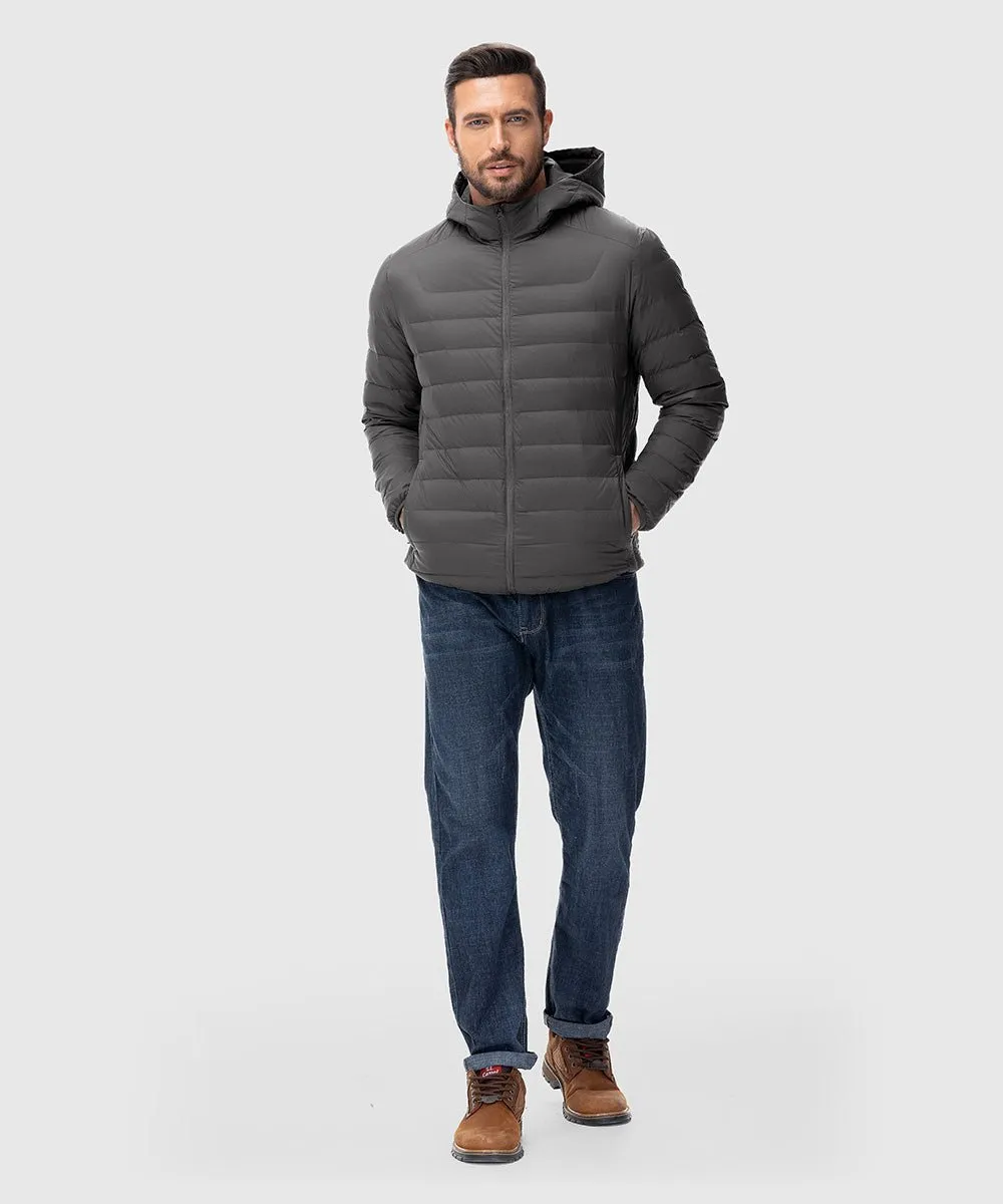 Men's Microlight Packable Down Soft Polar Jacket
