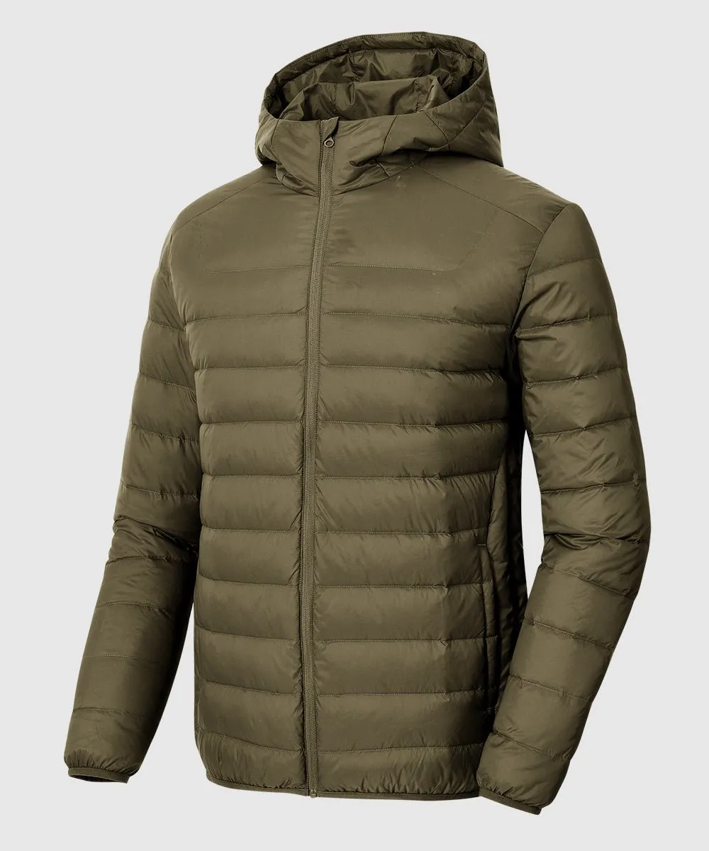 Men's Microlight Packable Down Soft Polar Jacket