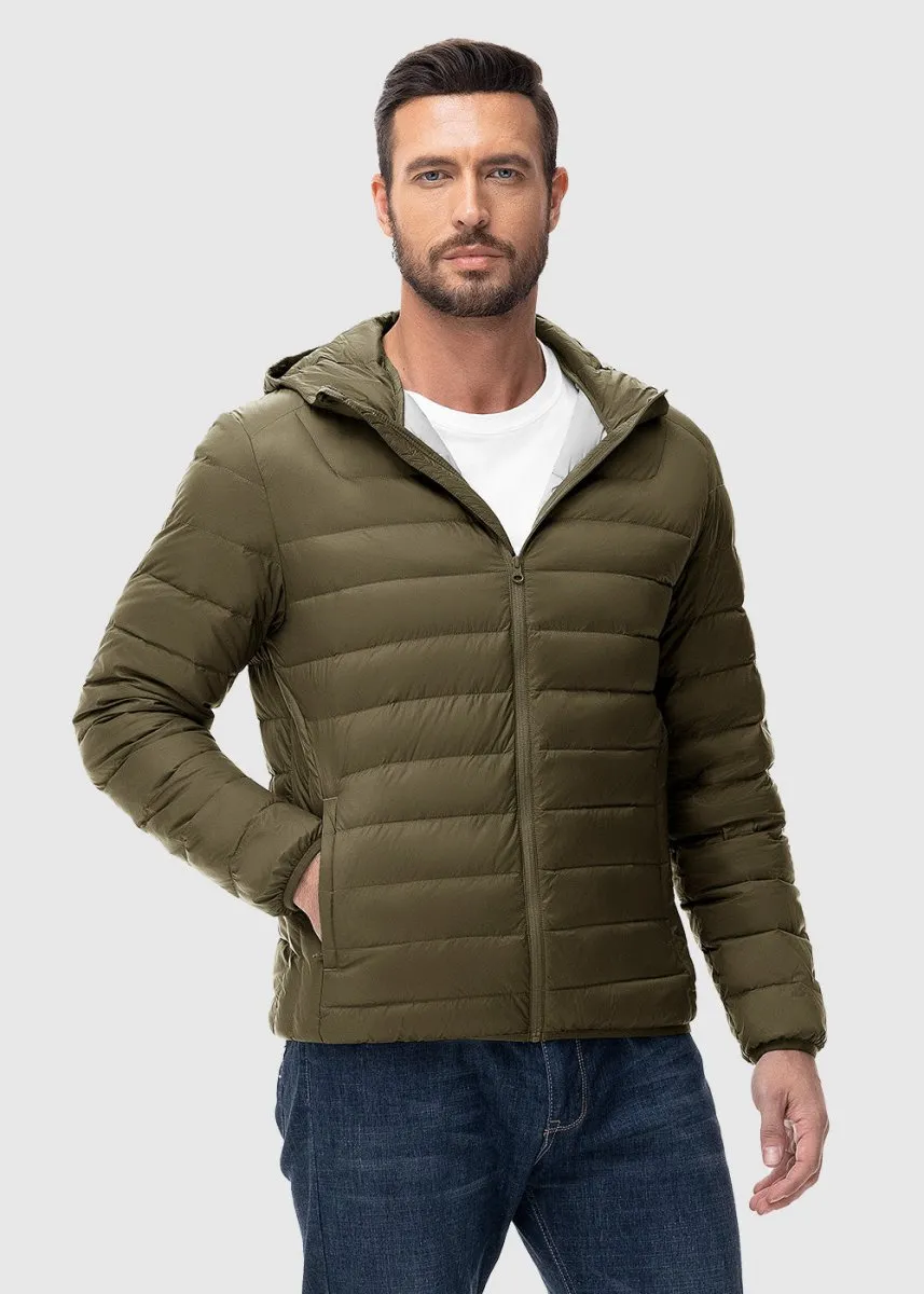 Men's Microlight Packable Down Soft Polar Jacket