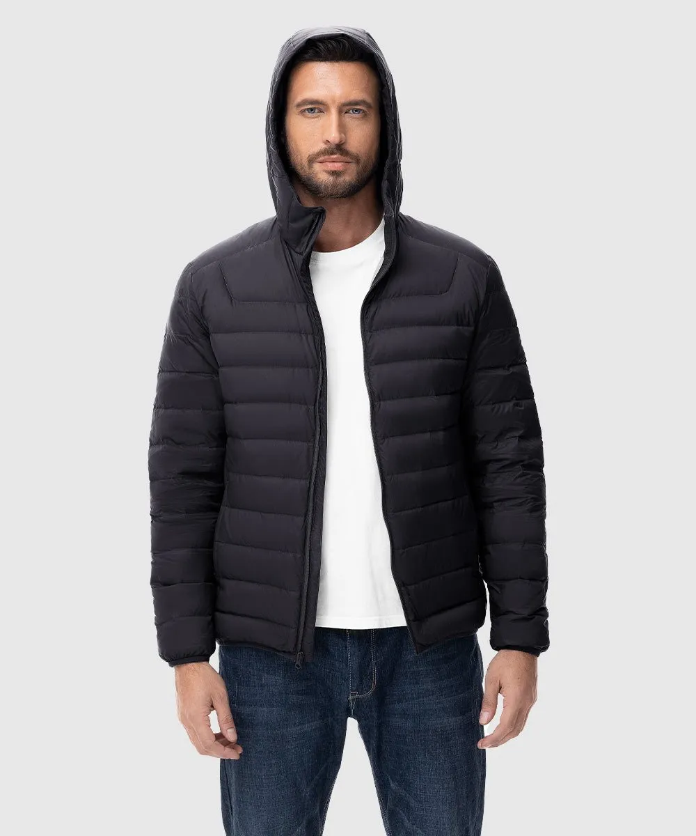 Men's Microlight Packable Down Soft Polar Jacket