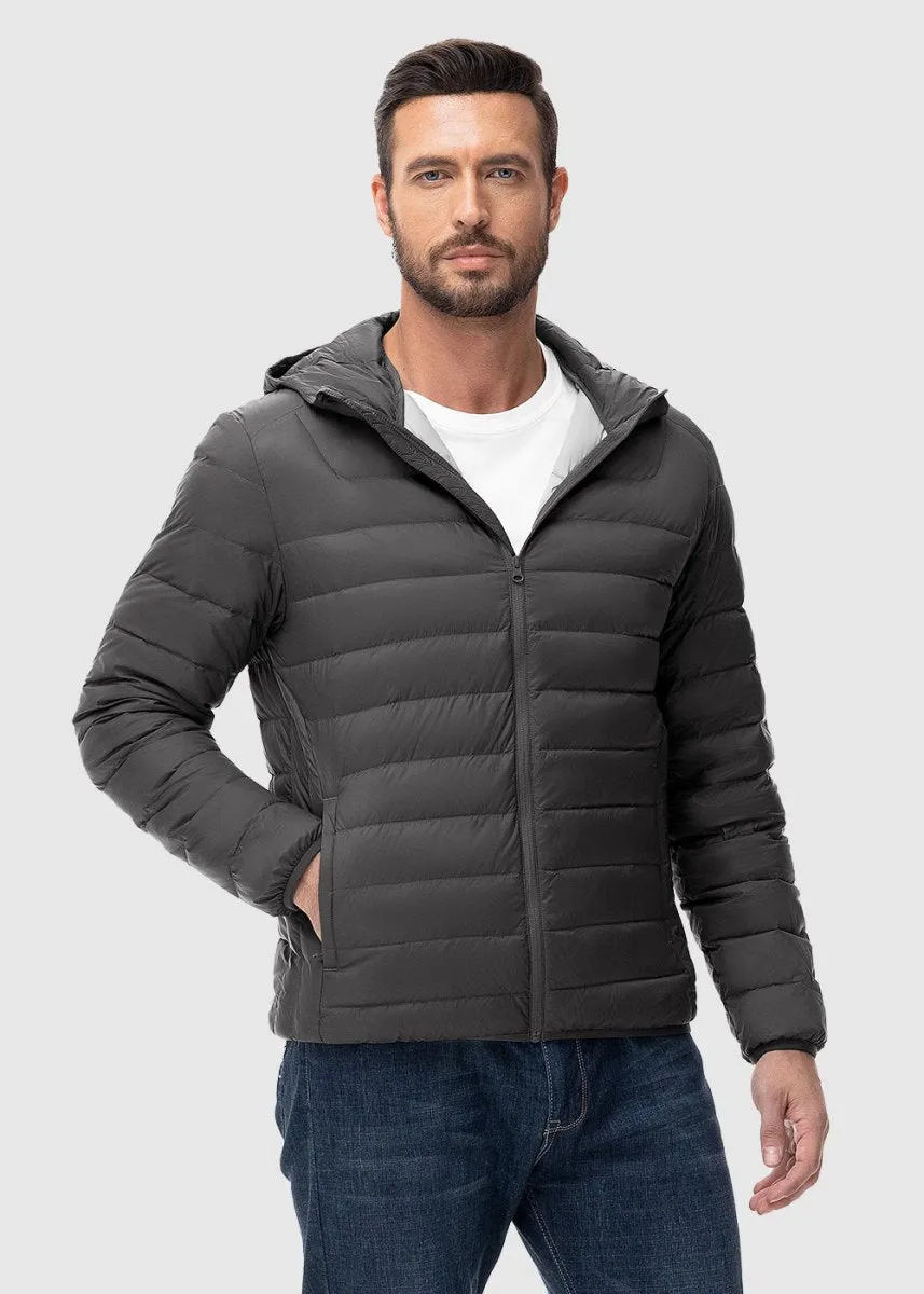Men's Microlight Packable Down Soft Polar Jacket