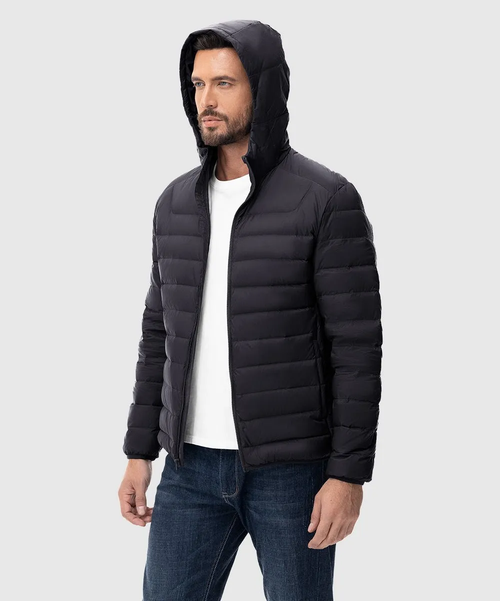 Men's Microlight Packable Down Soft Polar Jacket