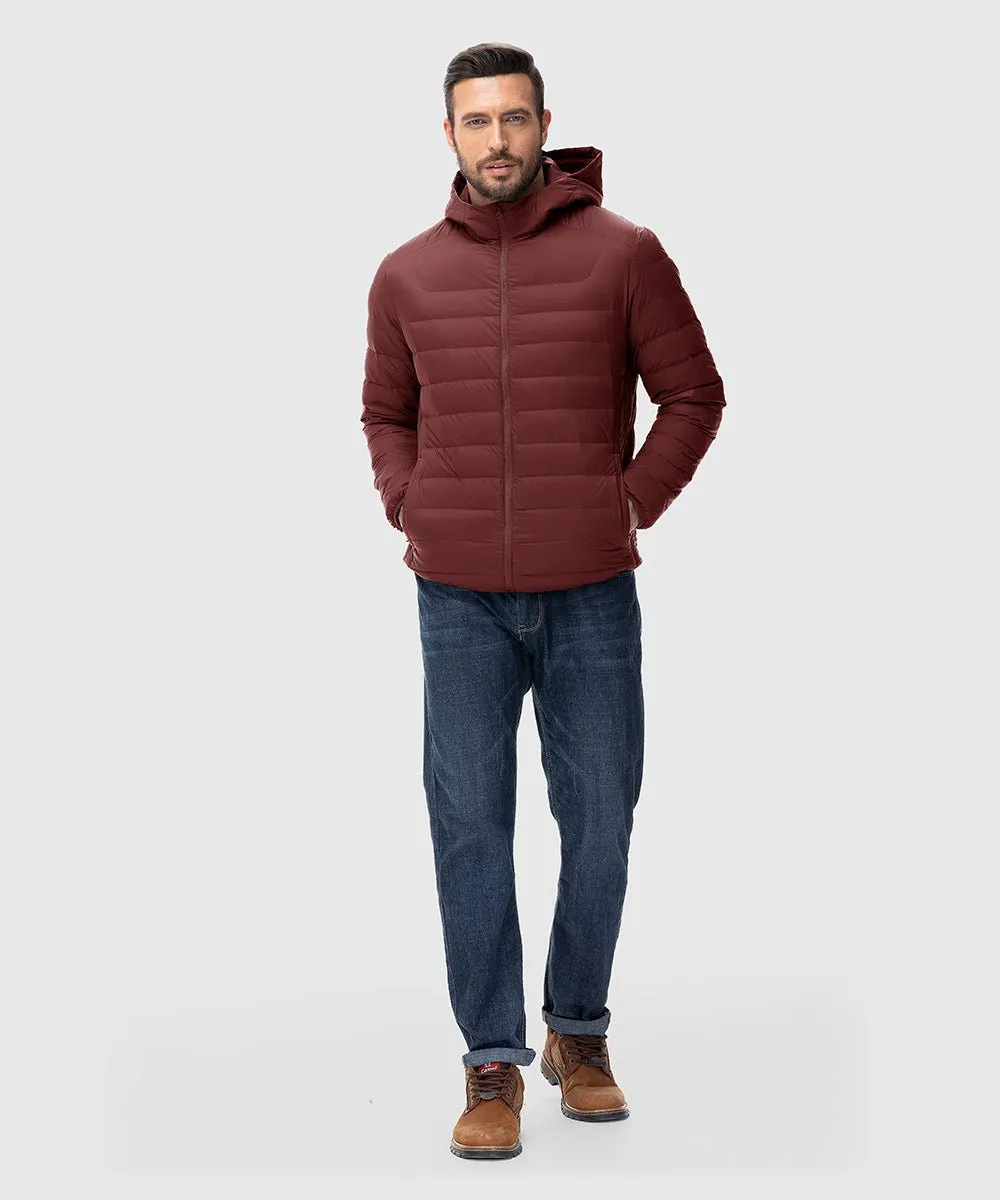 Men's Microlight Packable Down Soft Polar Jacket