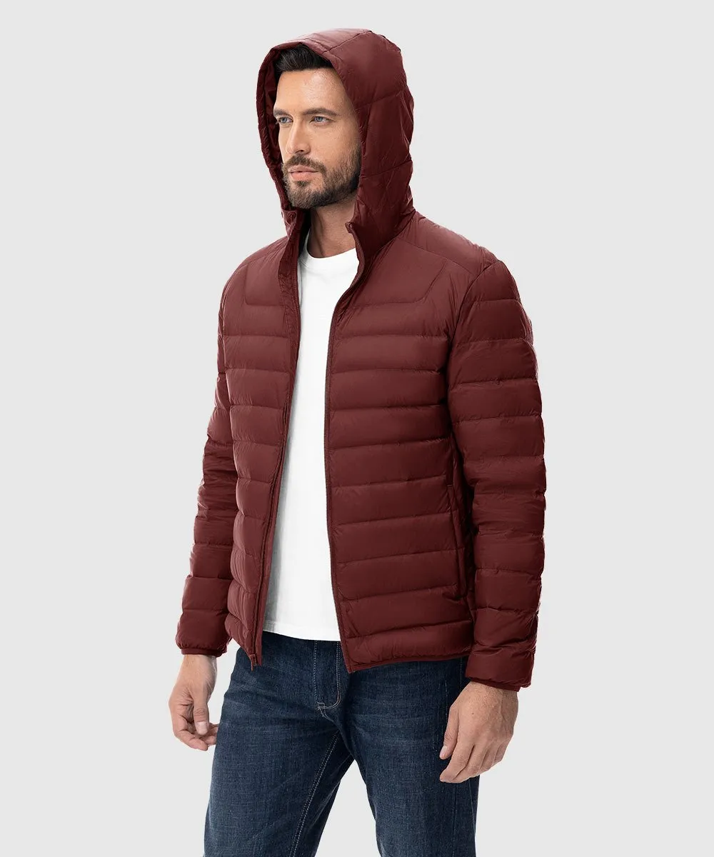 Men's Microlight Packable Down Soft Polar Jacket