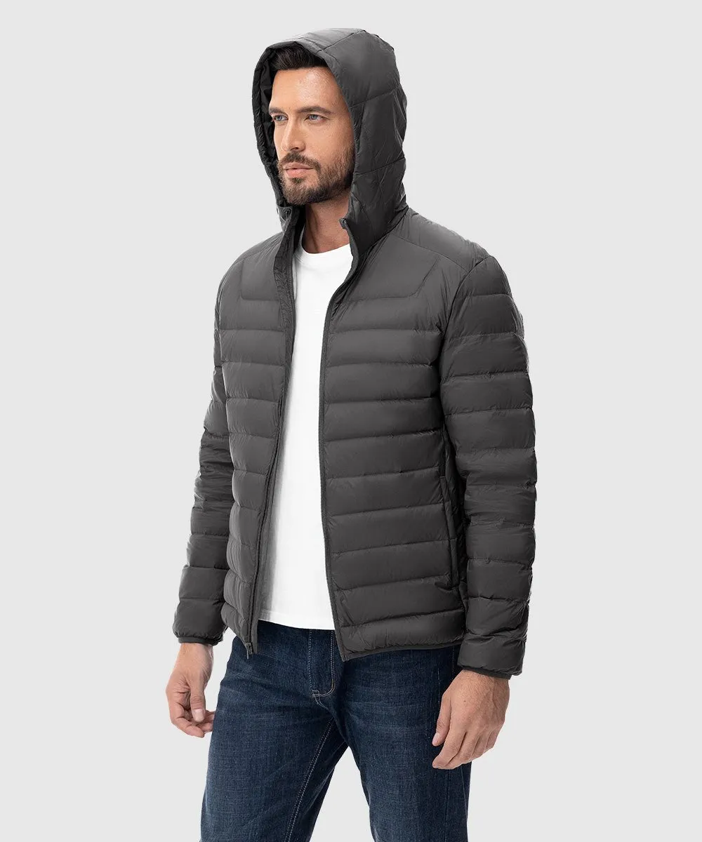 Men's Microlight Packable Down Soft Polar Jacket