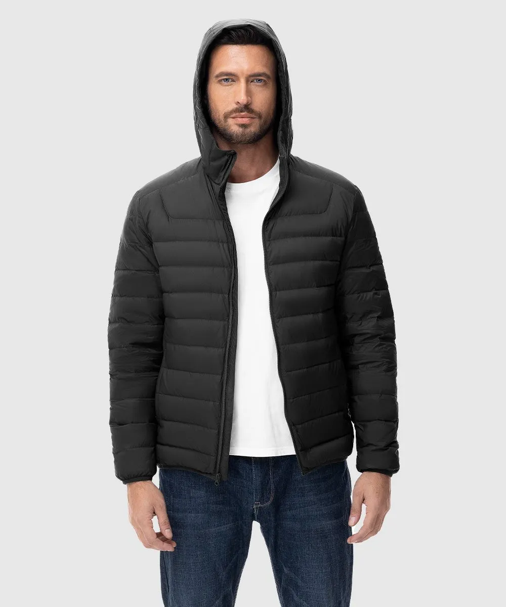 Men's Microlight Packable Down Soft Polar Jacket