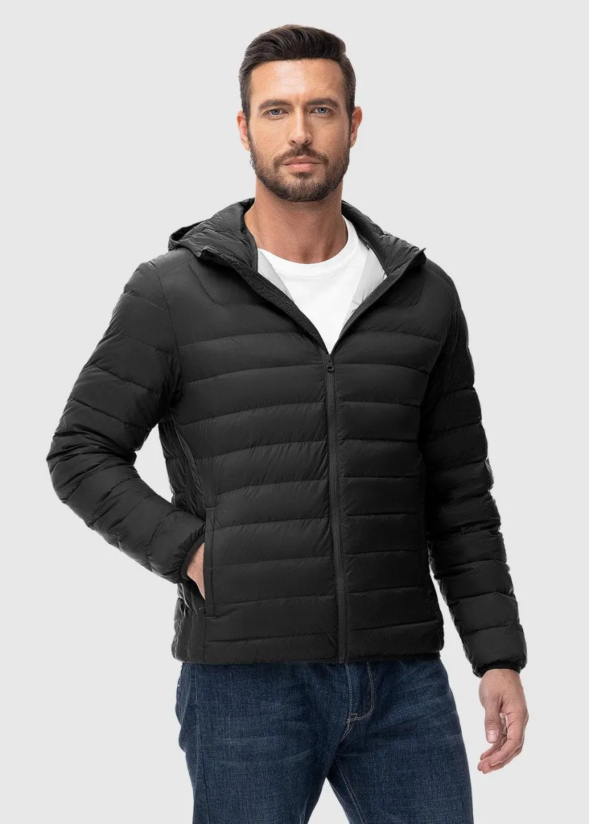 Men's Microlight Packable Down Soft Polar Jacket