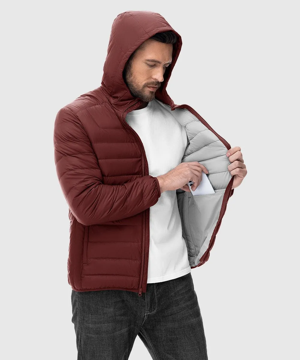 Men's Microlight Packable Down Soft Polar Jacket