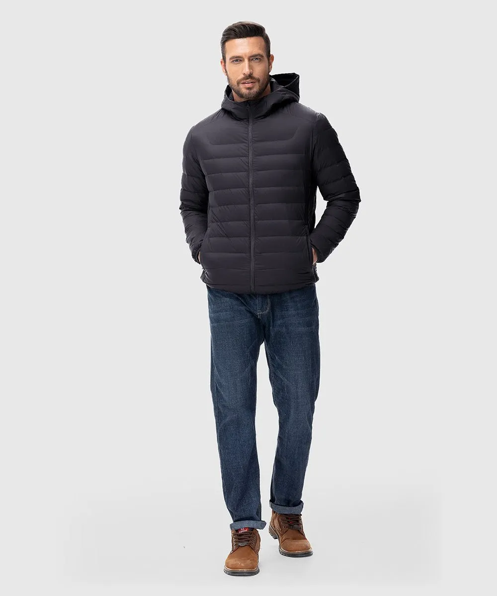 Men's Microlight Packable Down Soft Polar Jacket