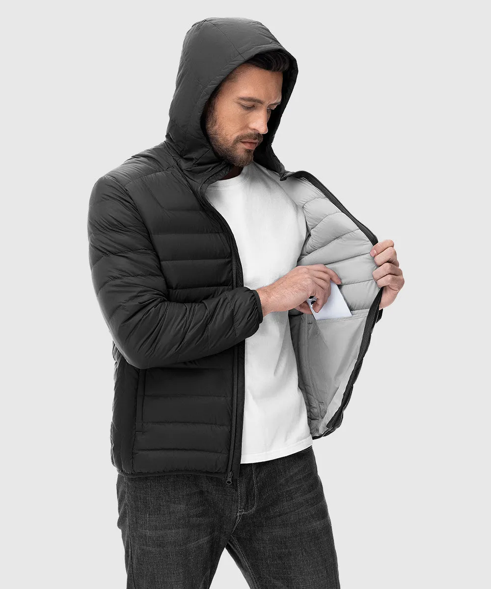 Men's Microlight Packable Down Soft Polar Jacket