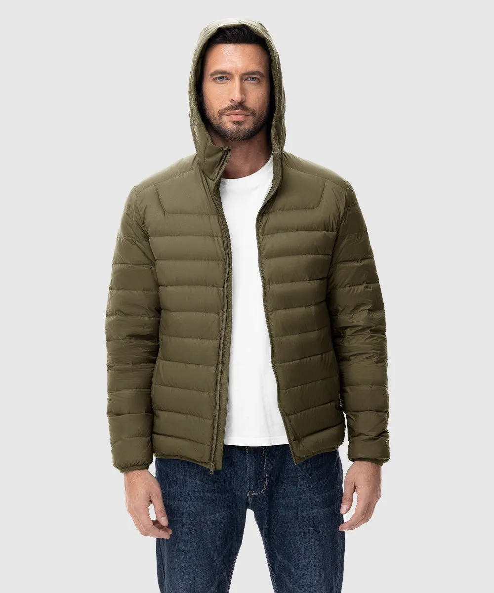 Men's Microlight Packable Down Soft Polar Jacket