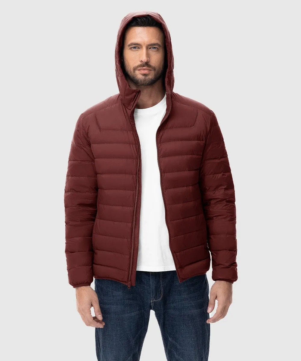 Men's Microlight Packable Down Soft Polar Jacket