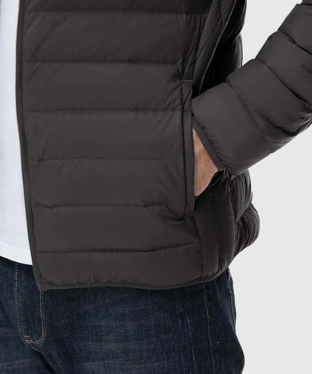 Men's Microlight Packable Down Soft Polar Jacket