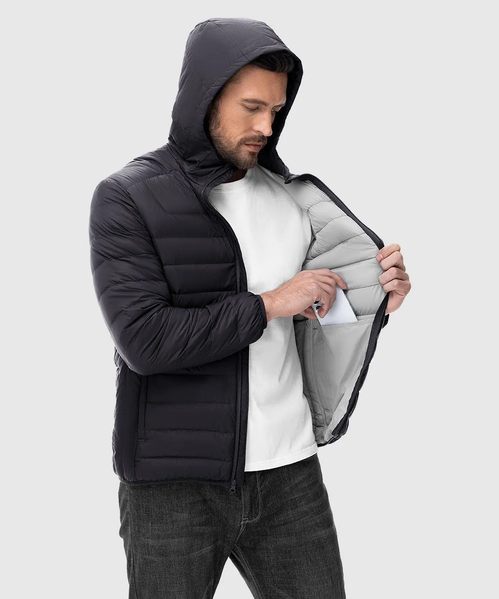 Men's Microlight Packable Down Soft Polar Jacket