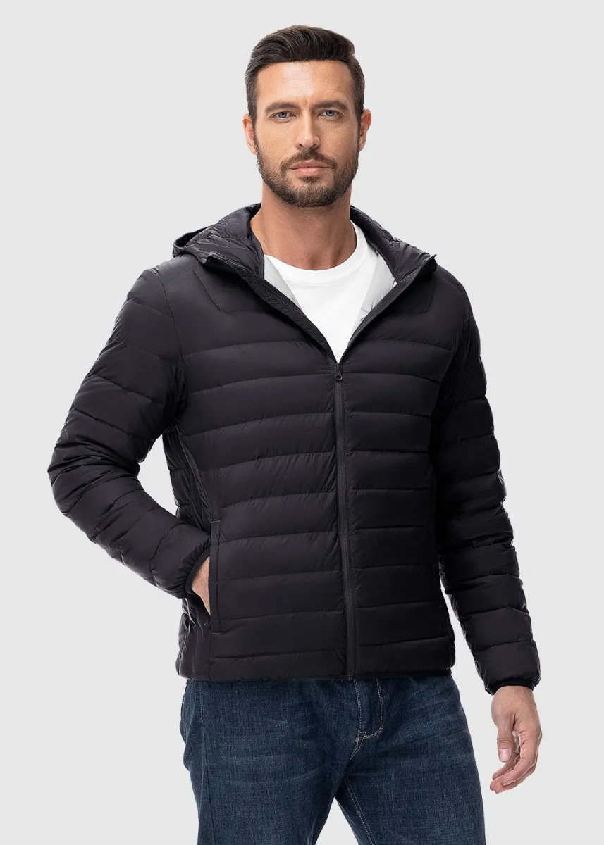 Men's Microlight Packable Down Soft Polar Jacket