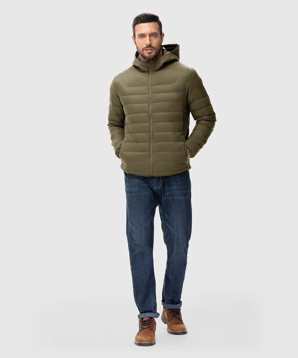 Men's Microlight Packable Down Soft Polar Jacket