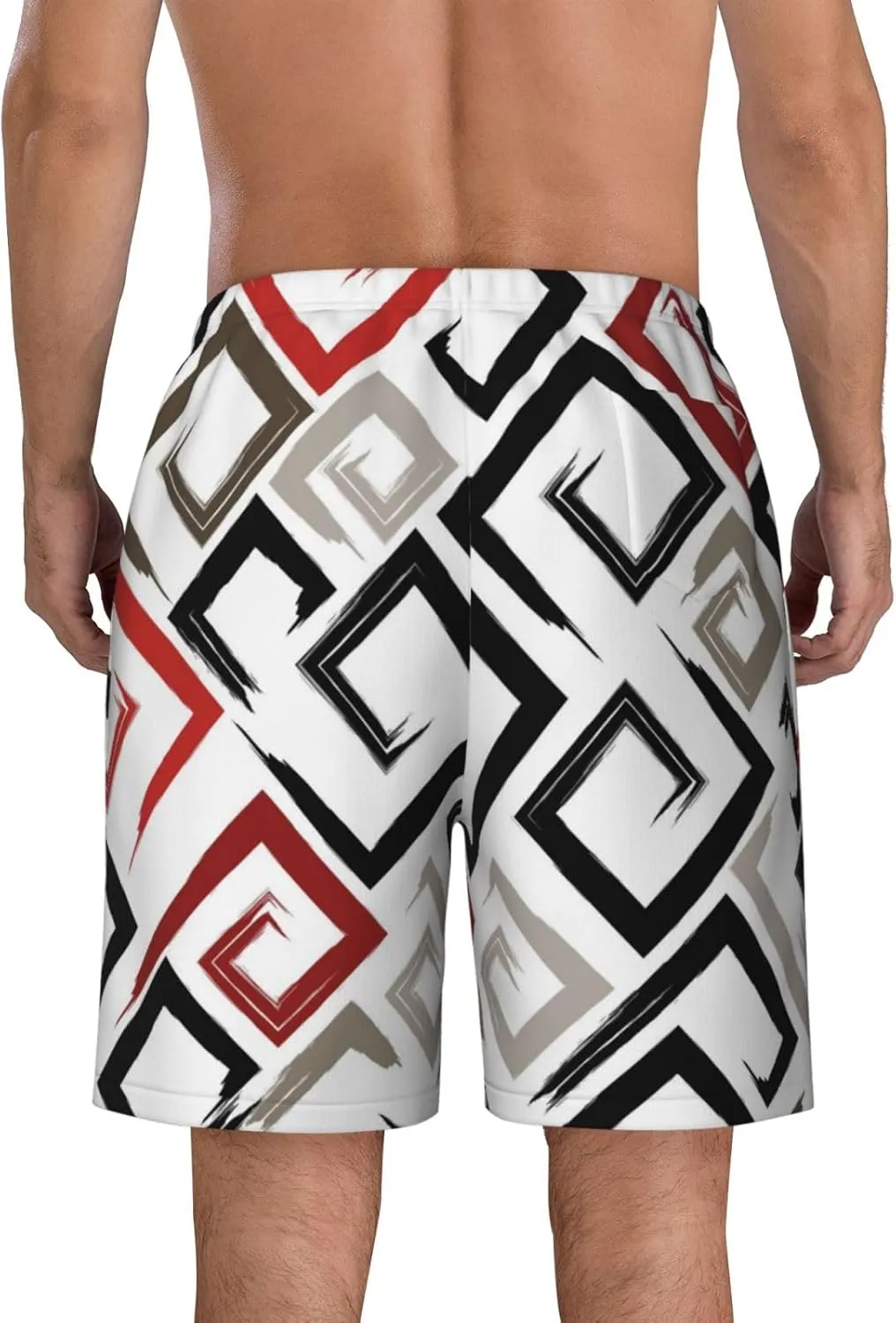 Mens Swim Trunks with Mesh Lining,9 Inch Quick Dry Board Shorts Bathing Suit Swimsuit Beach Pants Swimwear