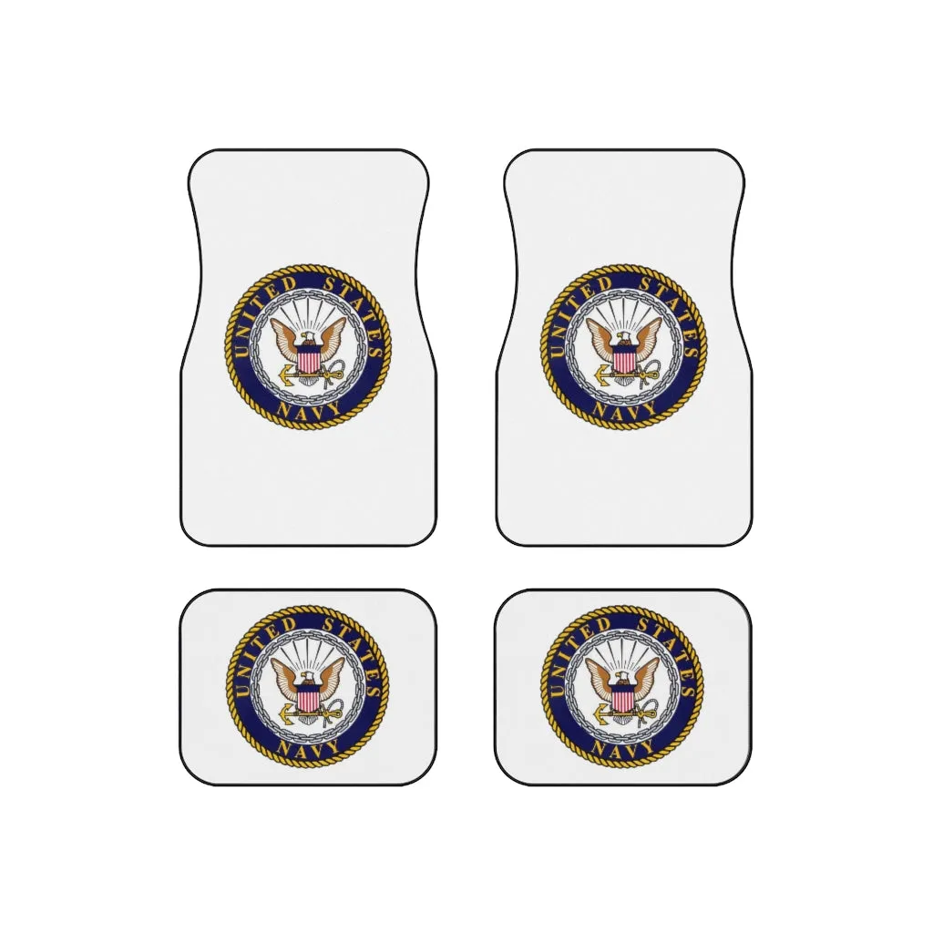 Navy Car Mats (Set of 4)