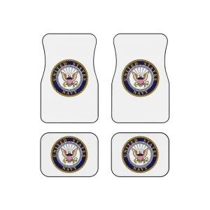 Navy Car Mats (Set of 4)